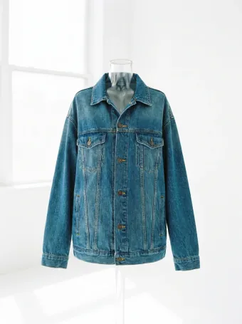 Oversized denim jacket