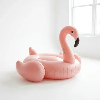 Inflatable flamingo