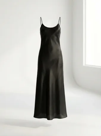 Satin slip dress