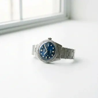 Steel dive watch